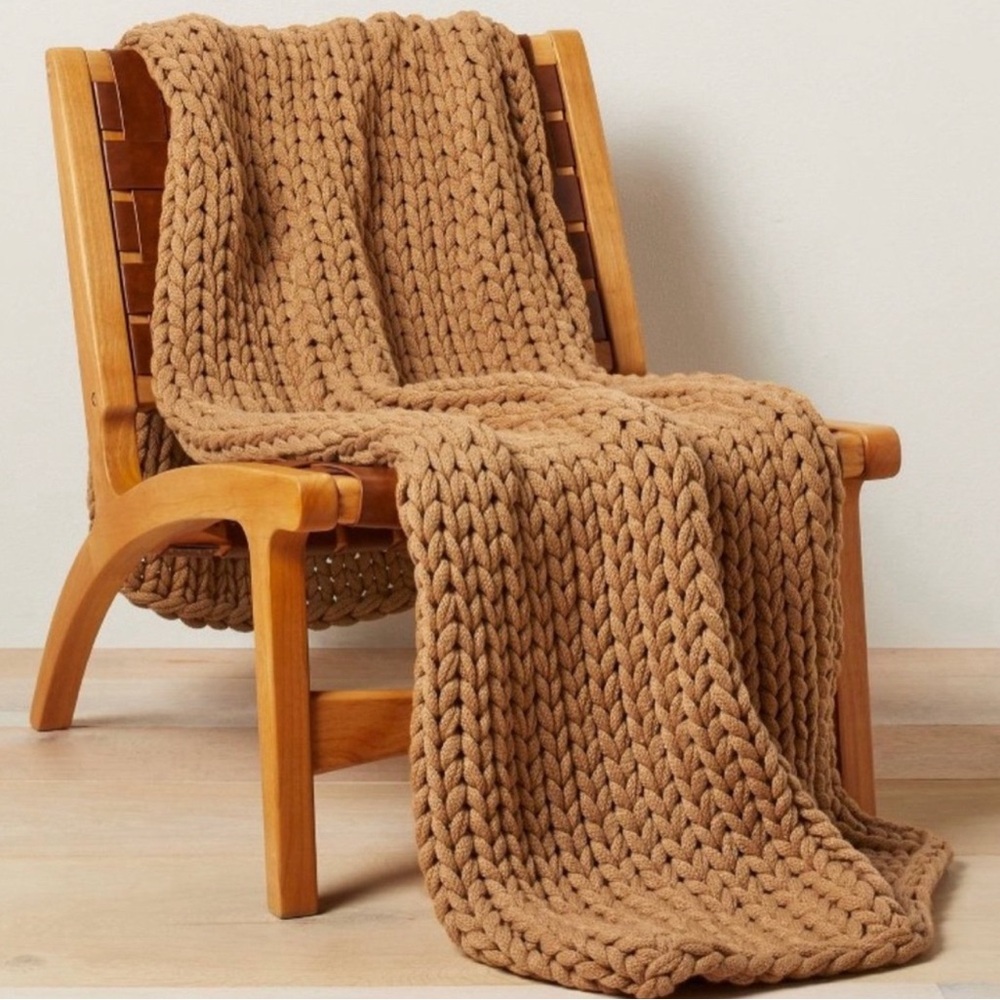 50"x70" Oversized Solid Bed Throw Warm Brown - Casaluna Target